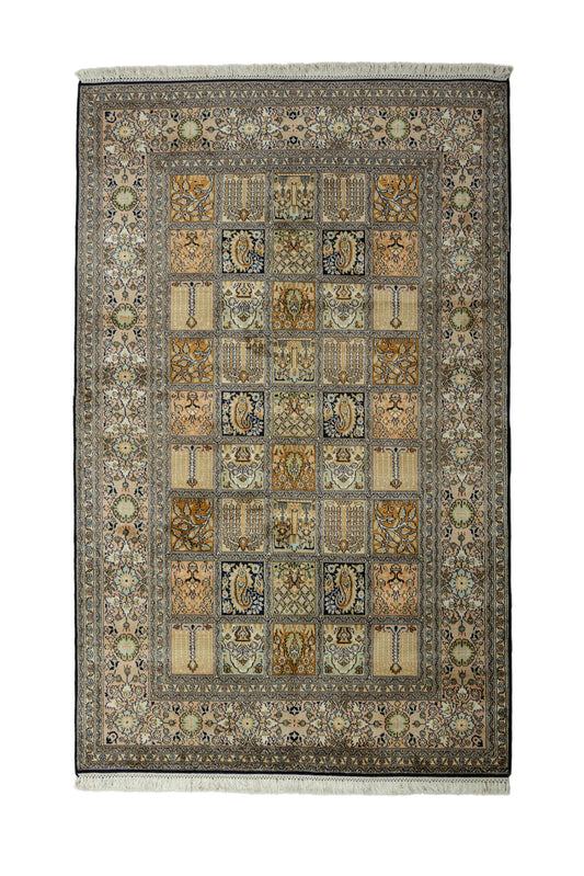 R.T. blue selyemszőnyeg, 122x190 cm