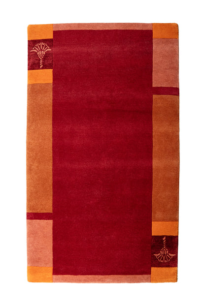 Joop Cornflower Border Red 140×200 cm