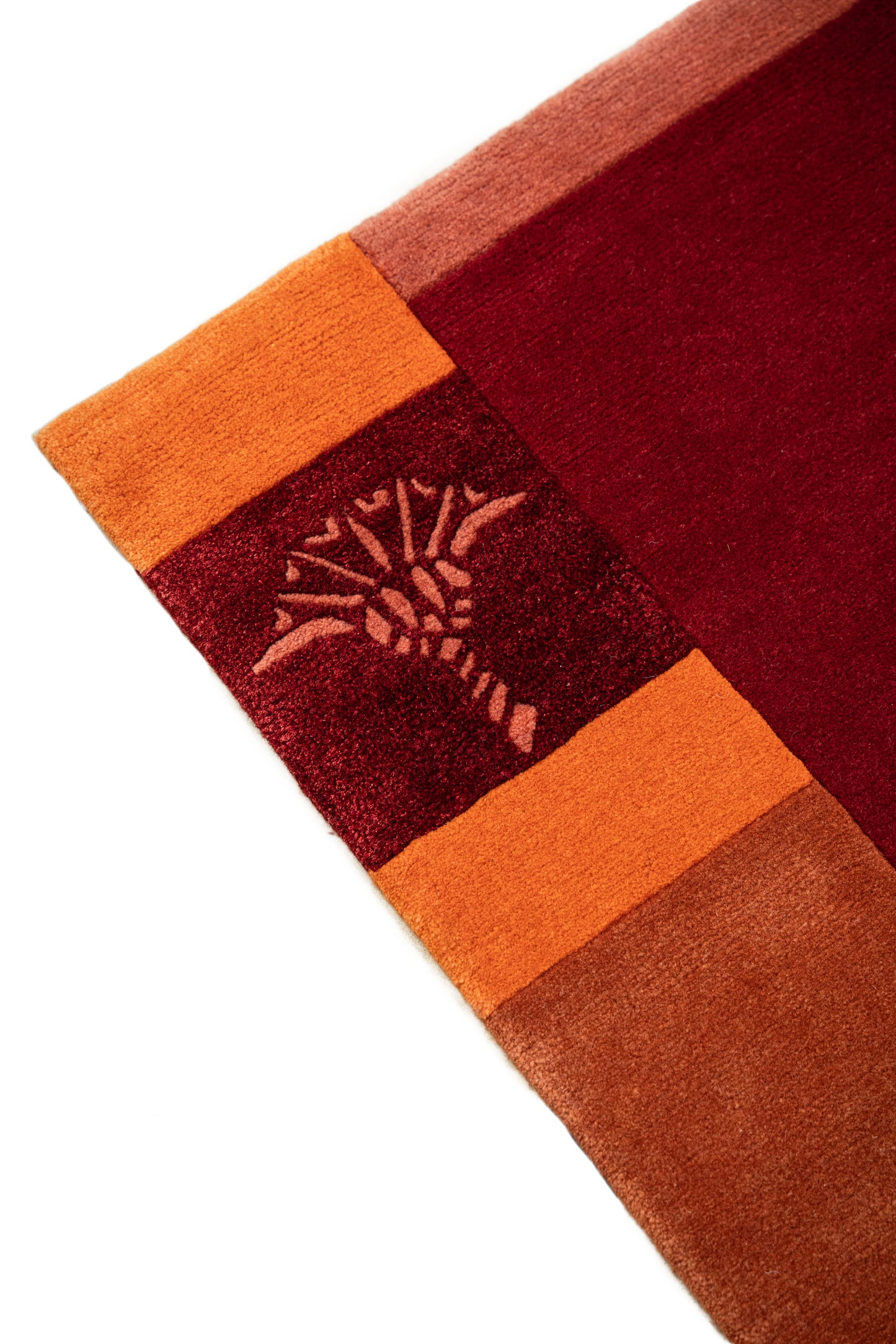 Joop Cornflower Border Red 140×200 cm