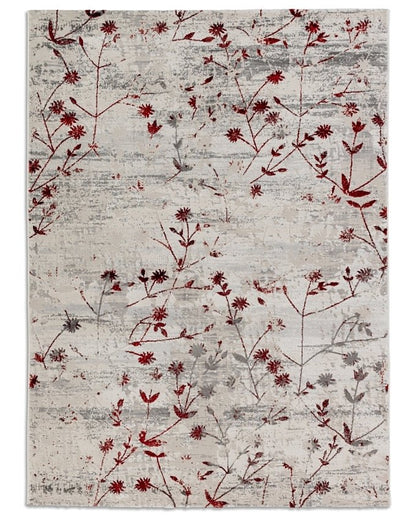 Antea 6626 211 010 blumen rot design szőnyeg - Leguan Exclusive - Schöner Wohnen - 80 x 150 cm