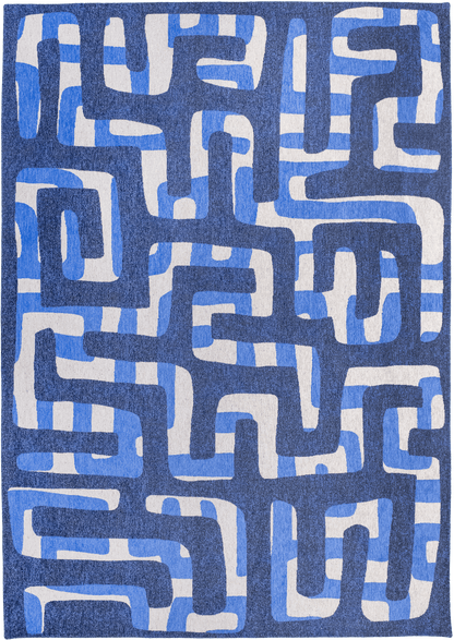 Craft Kuba - Ultramarine (9336) - Leguan Exclusive - Louis De Poortere - 80 x 150 cm