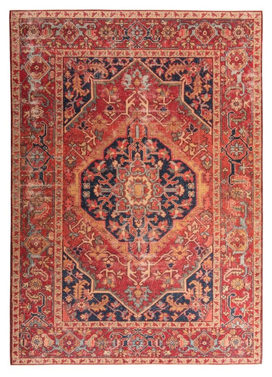 Gino Falcone Cecilia 28623 205 red multi vintage szőnyeg - Leguan Exclusive - Gino Falcone - 70 x 140 cm