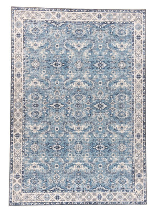 Gino Falcone Cecilia GF - 070 700 blue multi vintage szőnyeg - Leguan Exclusive - Gino Falcone - 70 x 140 cm