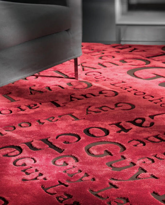 Guy Laroche Aragon red kézi tűzött design szőnyeg - Leguan Exclusive - Guy Laroche - 160 x 230 cm