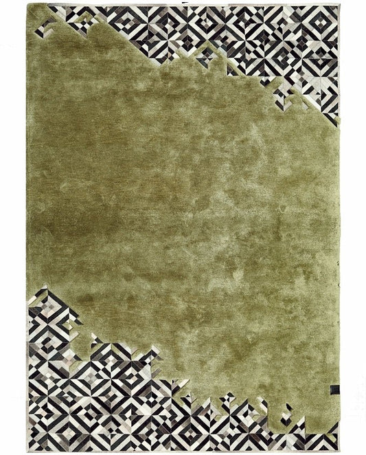 Guy Laroche Legend olive kézi tűzött design szőnyeg - Leguan Exclusive - Guy Laroche - 160 x 230 cm