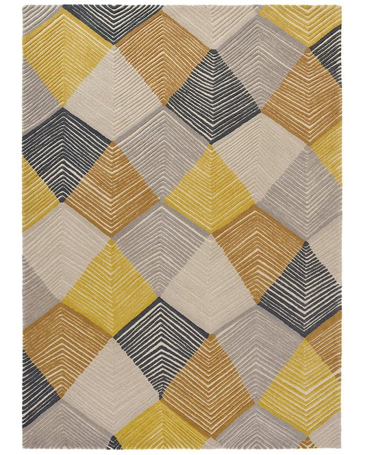 Harlequin Rhythm Saffron 040906 design szőnyeg - Leguan Exclusive - Harlequin - 140 x 200 cm