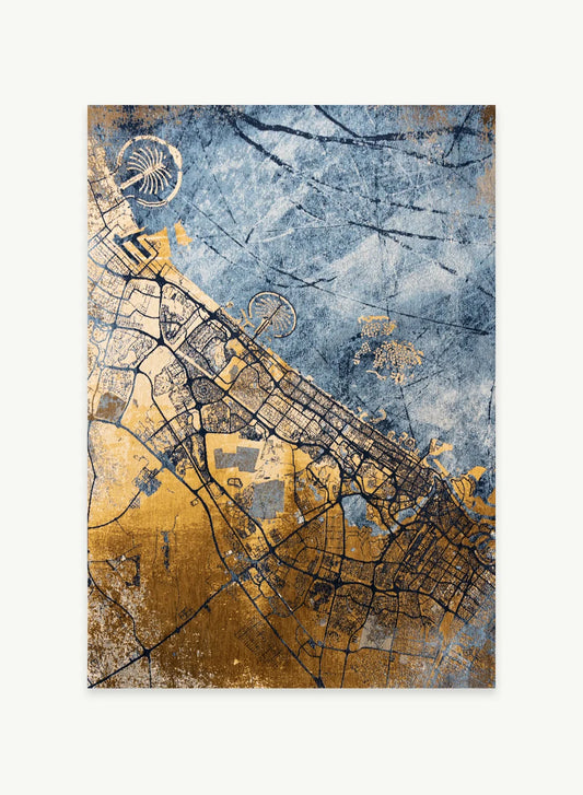 Cities Dubai Gold Sea 9698