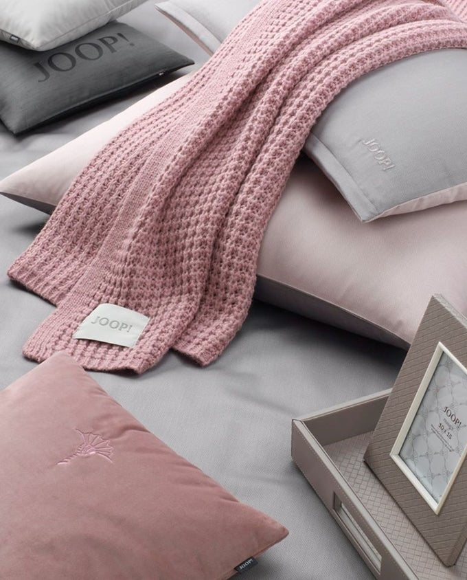 Joop! Knit rosé pléd 130 x 180 cm - Leguan Exclusive - Joop! -