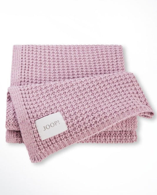 Joop! Knit rosé pléd 130 x 180 cm - Leguan Exclusive - Joop! -