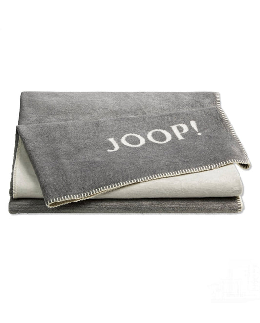 Joop! Melange graphit - ecrü pléd, 150 x 200 cm - Leguan Exclusive - Joop! - 