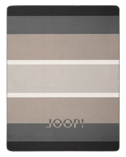 Joop! Mood stein - anthrazit pléd, 150 x 200 cm - Leguan Exclusive - Joop! - 