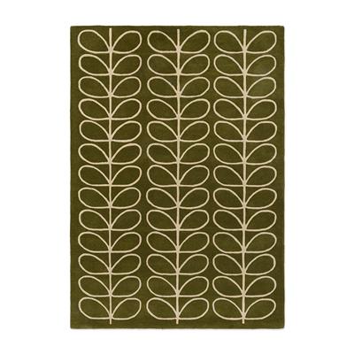 ORLA KIELY Linear StemOlive 060501 kézi készítésű gyapjúszőnyeg