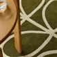 ORLA KIELY Linear StemOlive 060501 kézi készítésű gyapjúszőnyeg