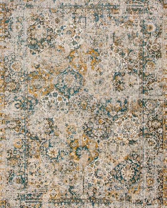 Louis De Poortere Bakhtiari 9127 fener vintage szőnyeg - Leguan Exclusive - Louis De Poortere - 140 x 200 cm