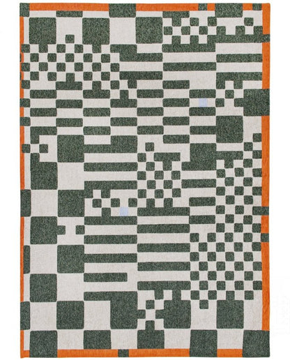 Louis De Poortere Chess 9339 deep green vintage szőnyeg - Leguan Exclusive - Louis De Poortere - 240 x 340 cm