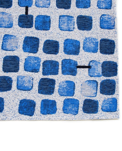 Louis De Poortere Cobblestone 9348 amparo blues vintage szőnyeg - Leguan Exclusive - Louis De Poortere - 240 x 340 cm