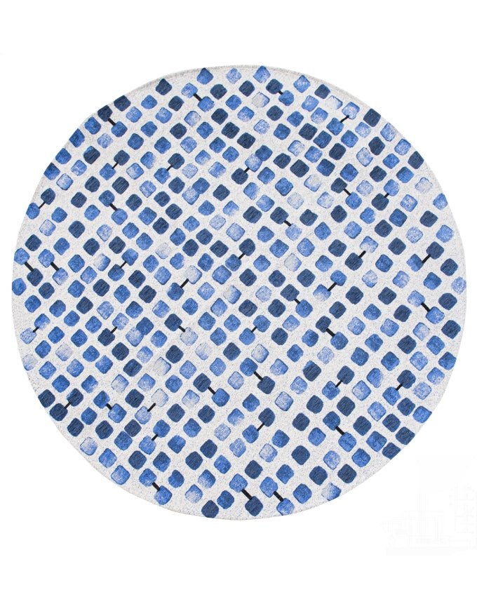 Louis De Poortere Cobblestone 9348 amparo blues vintage szőnyeg - Leguan Exclusive - Louis De Poortere - 240 x 340 cm