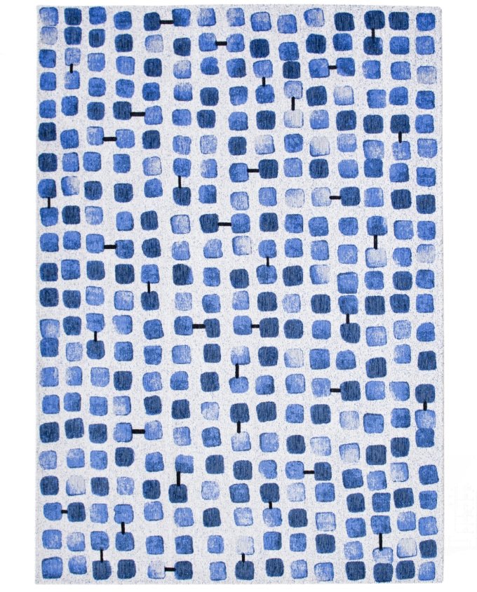 Louis De Poortere Cobblestone 9348 amparo blues vintage szőnyeg - Leguan Exclusive - Louis De Poortere - 280 x 390 cm