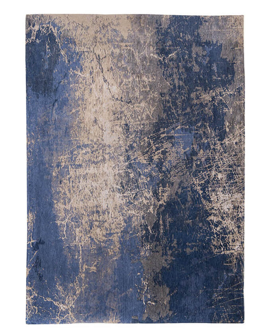 Louis De Poortere Cracks 8629 abyss blue vintage szőnyeg - Leguan Exclusive - Louis De Poortere - 240 cm kör