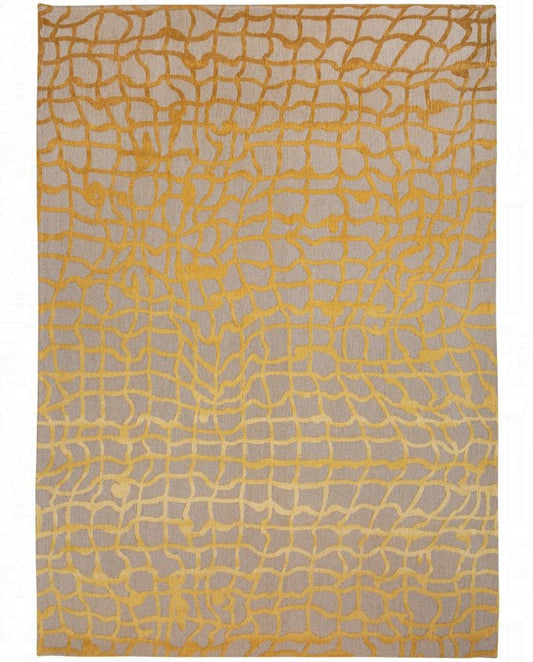 Louis De Poortere Dedalo 9205 yellow scarab vintage szőnyeg - Leguan Exclusive - Louis De Poortere - 80 x 250 cm