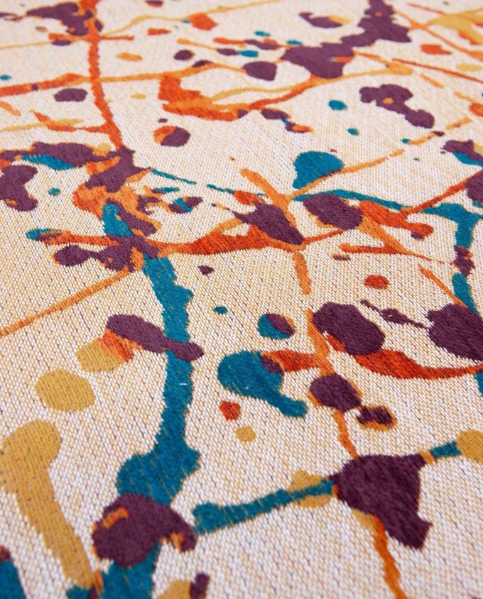 Louis De Poortere Gallery 9221 orange drip vintage szőnyeg - Leguan Exclusive - Louis De Poortere - 100 x 140 cm