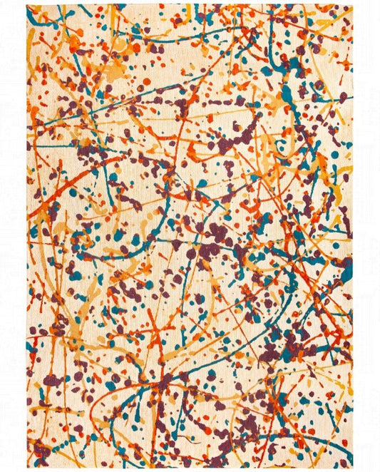 Louis De Poortere Gallery 9221 orange drip vintage szőnyeg - Leguan Exclusive - Louis De Poortere - 100 x 140 cm