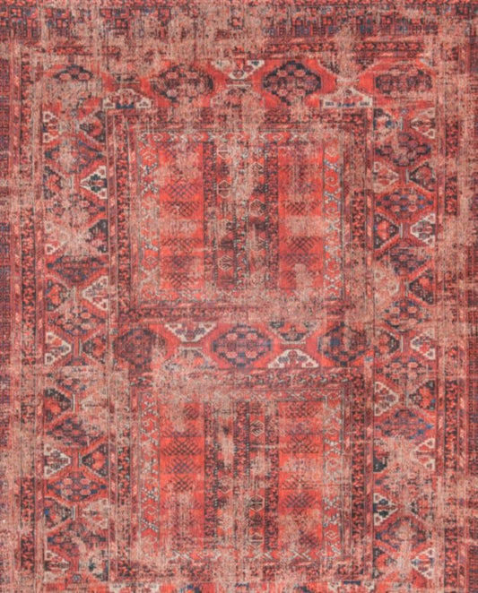 Louis De Poortere Hadschlu 8719 7 - 8 - 2 red vintage szőnyeg - Leguan Exclusive - Louis De Poortere - 140 x 200 cm