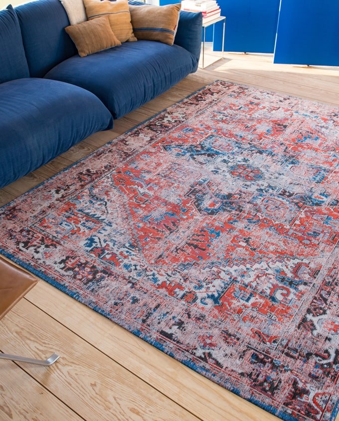 Louis De Poortere Heriz 8703 classic brick vintage szőnyeg - Leguan Exclusive - Louis De Poortere - 140 x 200 cm