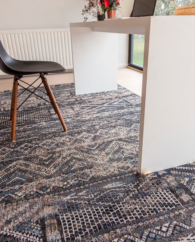 Louis De Poortere Kilim 9113 black rabat vintage szőnyeg - Leguan Exclusive - Louis De Poortere - 140 x 200 cm