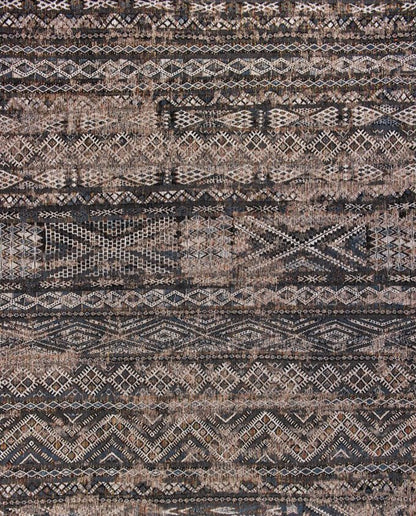 Louis De Poortere Kilim 9113 black rabat vintage szőnyeg - Leguan Exclusive - Louis De Poortere - 140 x 200 cm