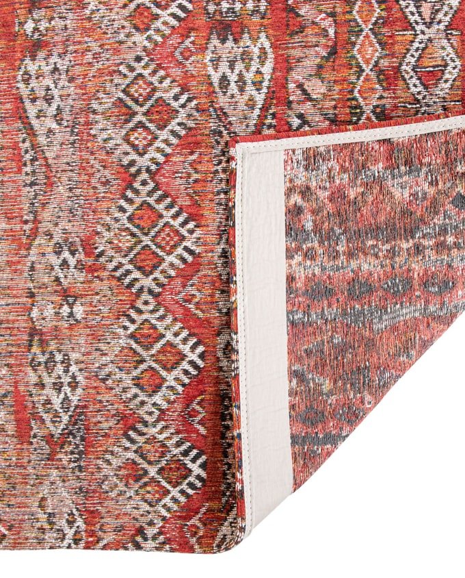 Louis De Poortere Kilim 9115 fez red vintage szőnyeg - Leguan Exclusive - Louis De Poortere - 140 x 200 cm
