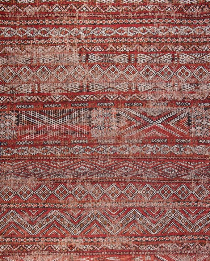 Louis De Poortere Kilim 9115 fez red vintage szőnyeg - Leguan Exclusive - Louis De Poortere - 140 x 200 cm