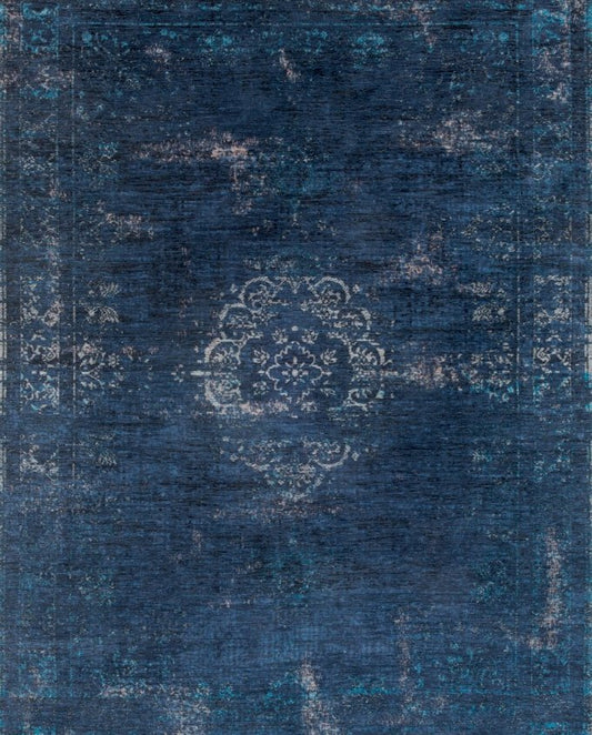 Louis De Poortere Medallion 8254 blue night vintage szőnyeg - Leguan Exclusive - Louis De Poortere - 80 x 150 cm