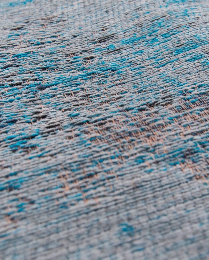 Louis De Poortere Medallion 8255 grey turquoise vintage szőnyeg - Leguan Exclusive - Louis De Poortere - 80 x 150 cm