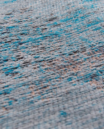 Louis De Poortere Medallion 8255 grey turquoise vintage szőnyeg - Leguan Exclusive - Louis De Poortere - 80 x 150 cm