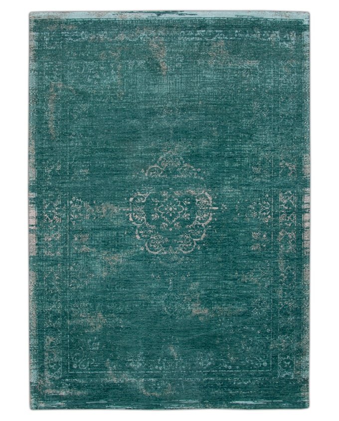 Louis De Poortere Medallion 8258 jade vintage szőnyeg - Leguan Exclusive - Louis De Poortere - 80 x 150 cm