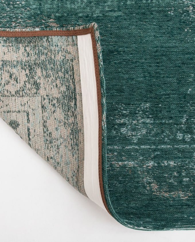 Louis De Poortere Medallion 8258 jade vintage szőnyeg - Leguan Exclusive - Louis De Poortere - 80 x 150 cm