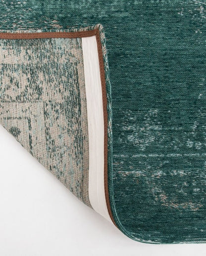 Louis De Poortere Medallion 8258 jade vintage szőnyeg - Leguan Exclusive - Louis De Poortere - 80 x 150 cm