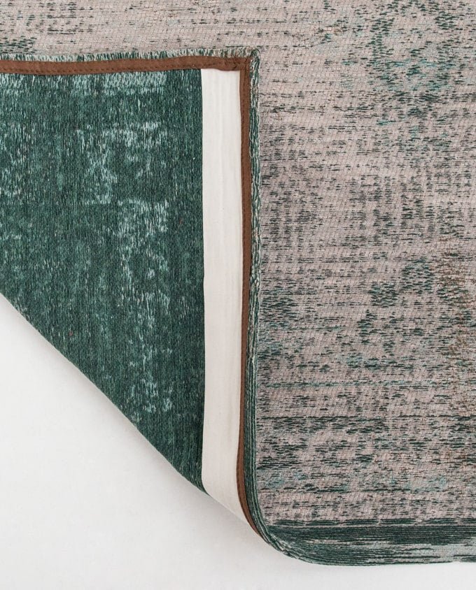 Louis De Poortere Medallion 8259 jade oyster vintage szőnyeg - Leguan Exclusive - Louis De Poortere - 80 x 150 cm