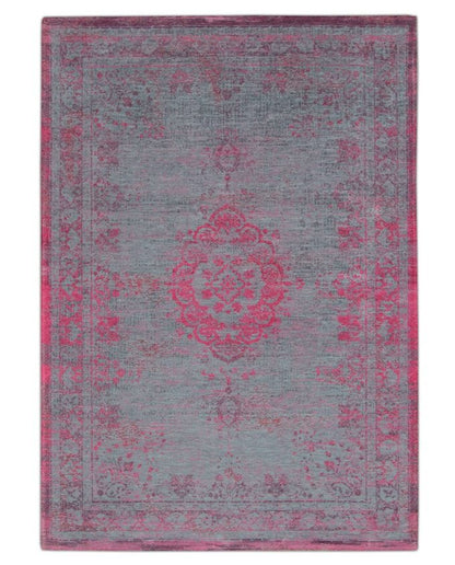 Louis De Poortere Medallion 8261 pink flash vintage szőnyeg - Leguan Exclusive - Louis De Poortere - 80 x 150 cm