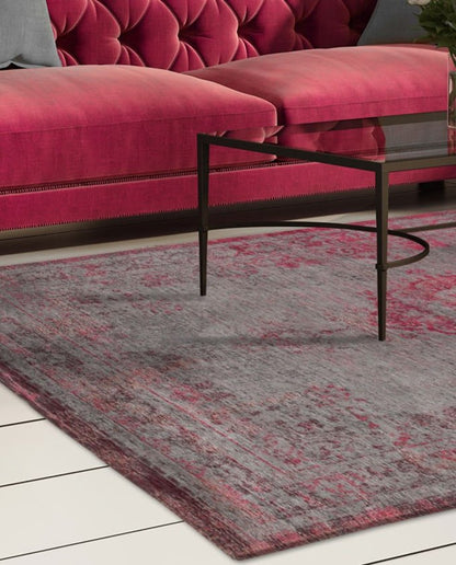 Louis De Poortere Medallion 8261 pink flash vintage szőnyeg - Leguan Exclusive - Louis De Poortere - 80 x 150 cm