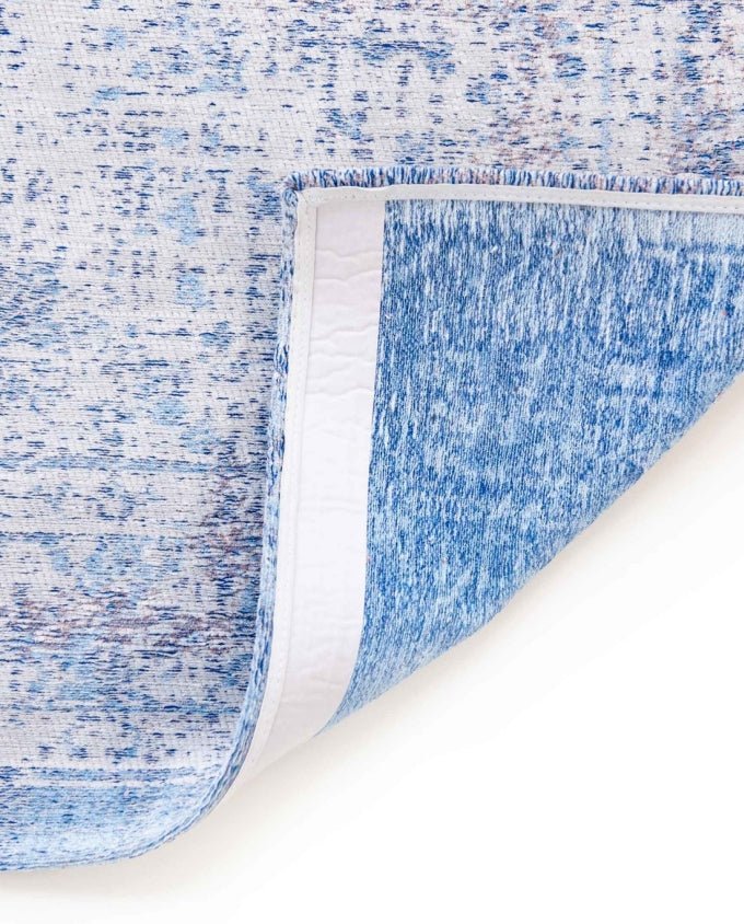Louis De Poortere Medallion 9065 grey jeans vintage szőnyeg - Leguan Exclusive - Louis De Poortere - 80 x 150 cm