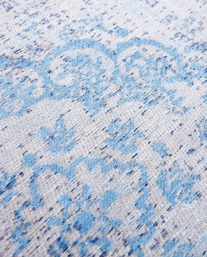Louis De Poortere Medallion 9065 grey jeans vintage szőnyeg - Leguan Exclusive - Louis De Poortere - 80 x 150 cm