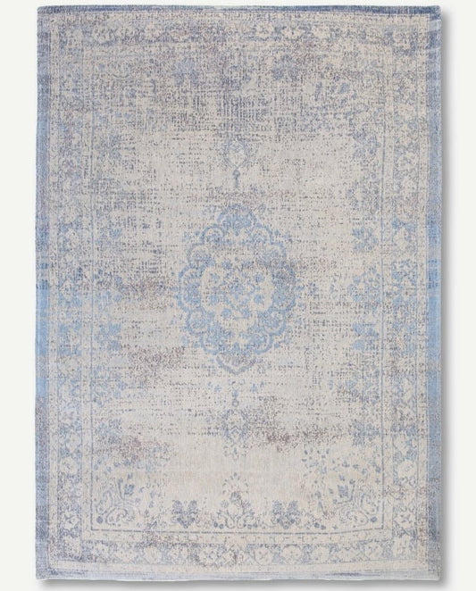 Louis De Poortere Medallion 9065 grey jeans vintage szőnyeg - Leguan Exclusive - Louis De Poortere - 80 x 150 cm
