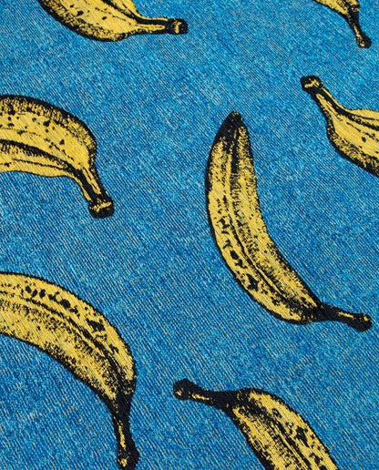Louis De Poortere Pop Banana - California blue vintage szőnyeg - Leguan Exclusive - Louis De Poortere - 100 x 140 cm
