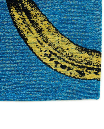 Louis De Poortere Pop Banana - California blue vintage szőnyeg - Leguan Exclusive - Louis De Poortere - 100 x 140 cm