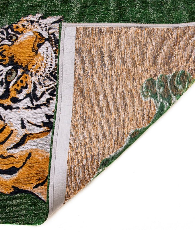 Louis De Poortere Pop Tiger - green on fire vintage szőnyeg - Leguan Exclusive - Louis De Poortere - 280 x 390 cm