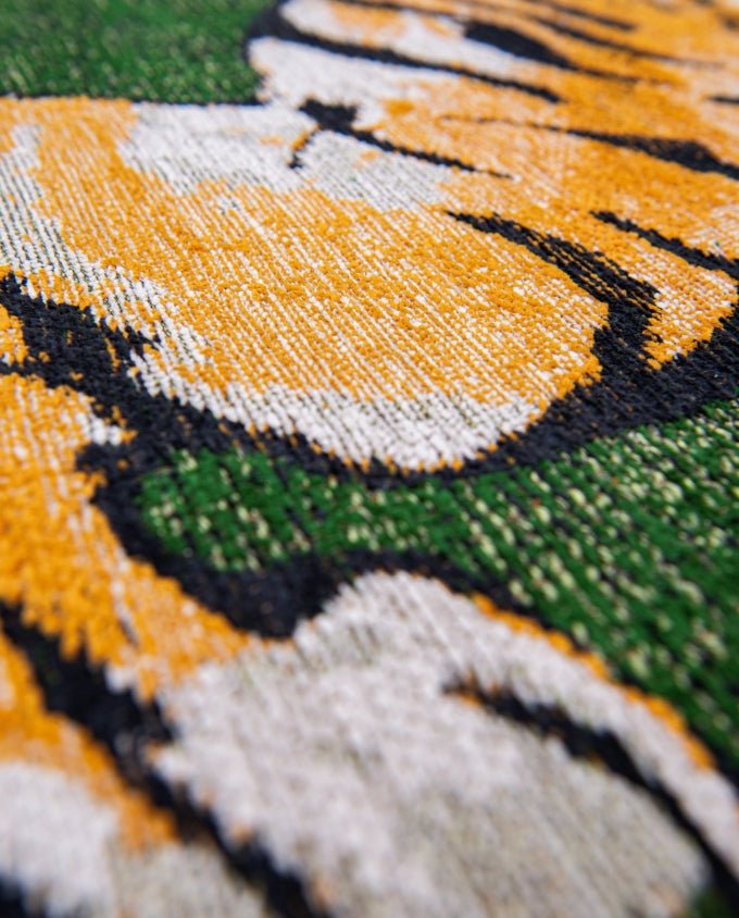 Louis De Poortere Pop Tiger - green on fire vintage szőnyeg - Leguan Exclusive - Louis De Poortere - 280 x 390 cm