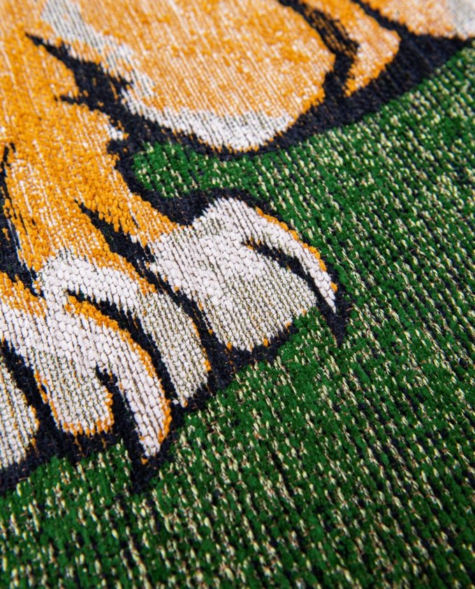 Louis De Poortere Pop Tiger - green on fire vintage szőnyeg - Leguan Exclusive - Louis De Poortere - 280 x 390 cm