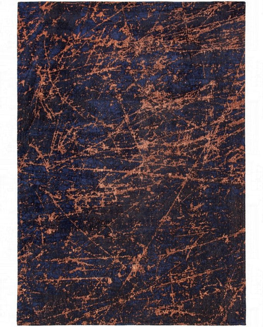 Louis De Poortere Stellar 9217 blue star vintage szőnyeg - Leguan Exclusive - Louis De Poortere - 80 x 150 cm